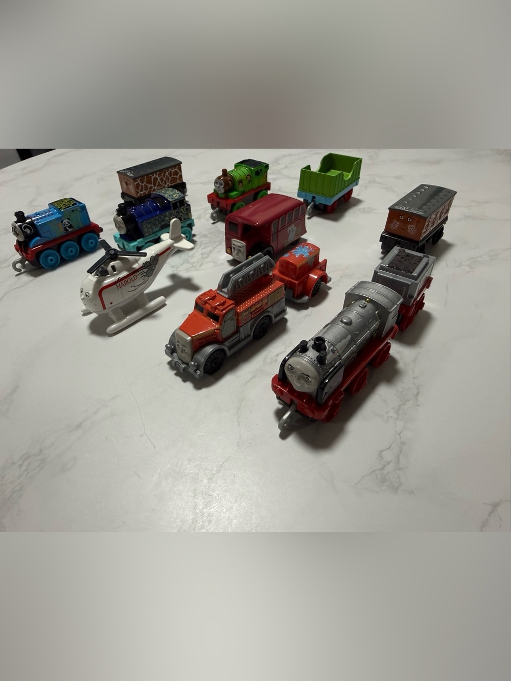 Thomas & Friends Mixed Engines & Vehicles - Red, Green, Blue, Silver, Orange